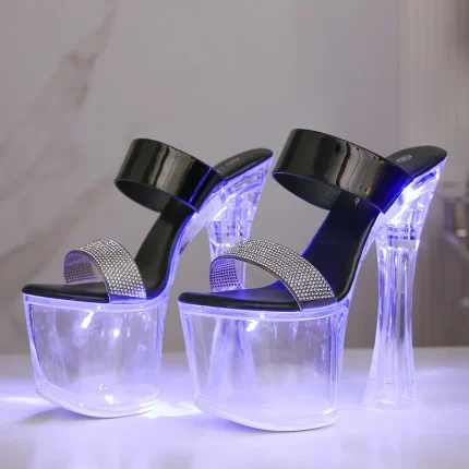 Nightclub slippers shining shoes for women