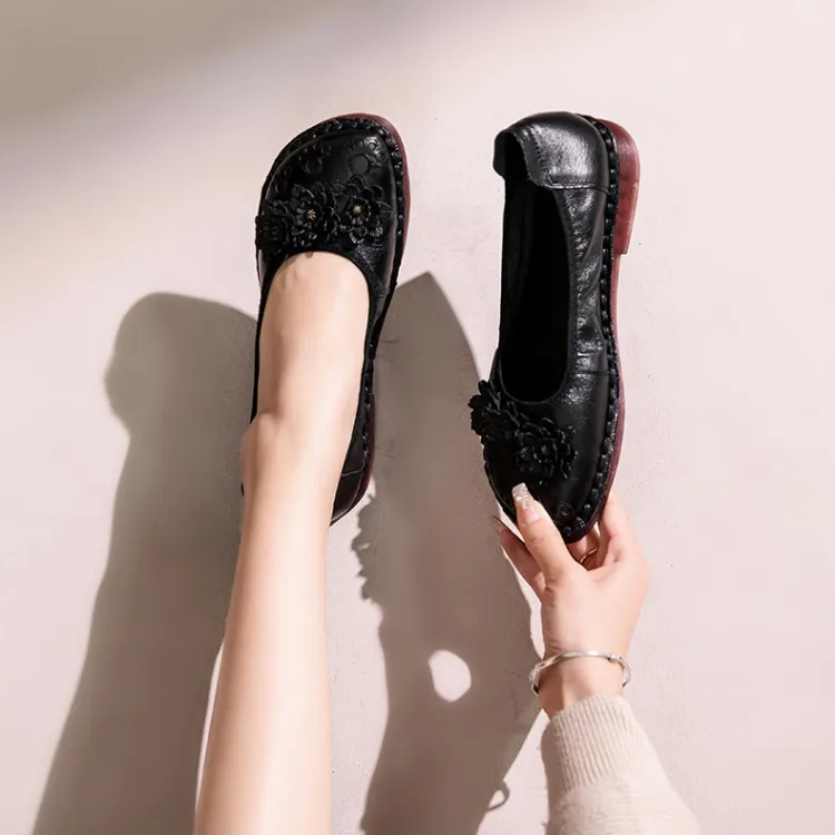 CF04042_0.webp Spring and autumn shoes lazy shoes for women - Image 1