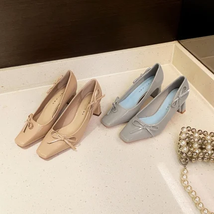 Thick high-heeled shoes temperament shoes for women